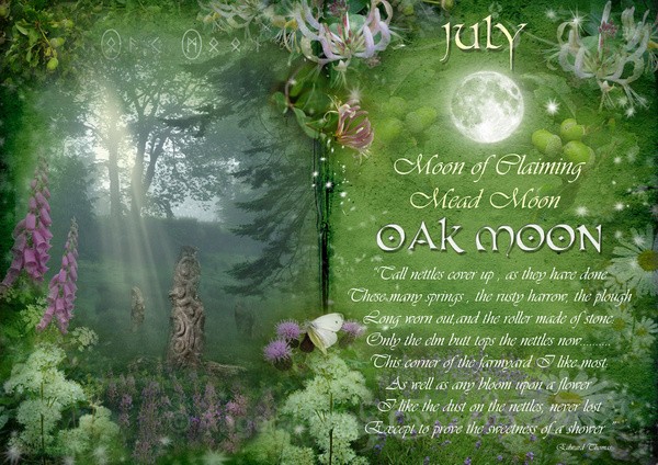 July : Oak Moon - The Wheel of the Year