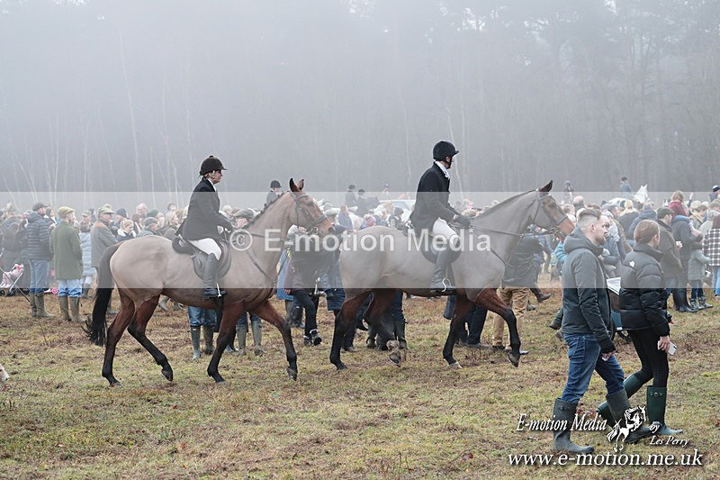 HUPY 261224 57 - Pytchley with Woodland Hunt Boxing Day Meet 26th December 2024