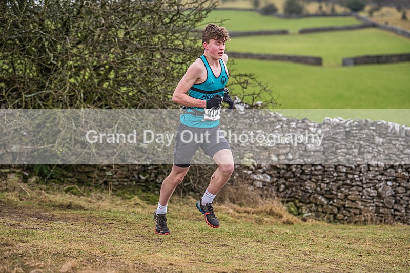 Cunswick U15  U17-3 - Kendal Winter League Cunswick Scar Junior Under 15 & 17 Fell Races Sunday 26th January 2025