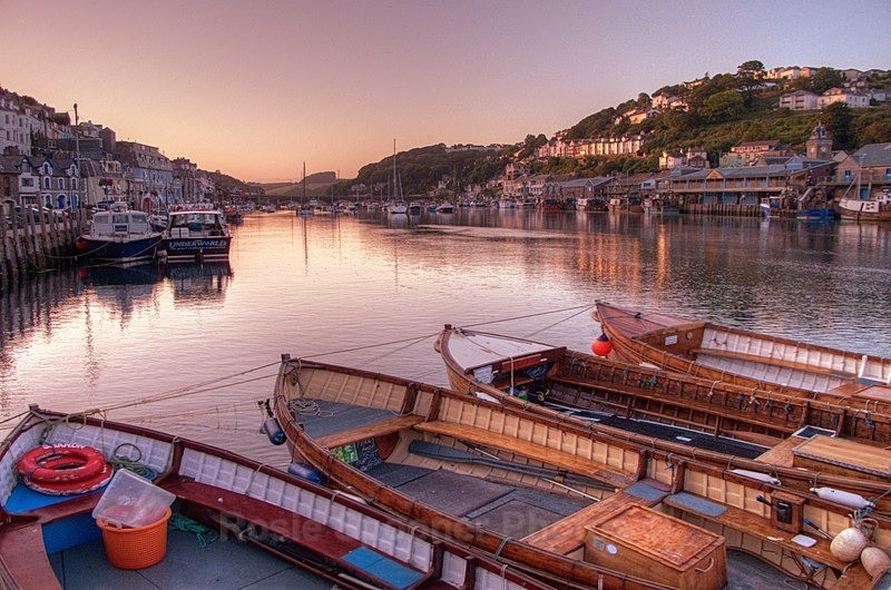 Sunset on the River Looe South East Cornwall
