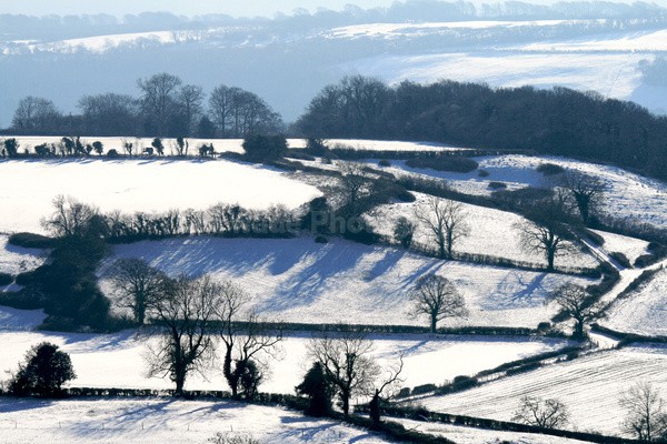 Mendips in snow _S075 - Somerset landscape Photography