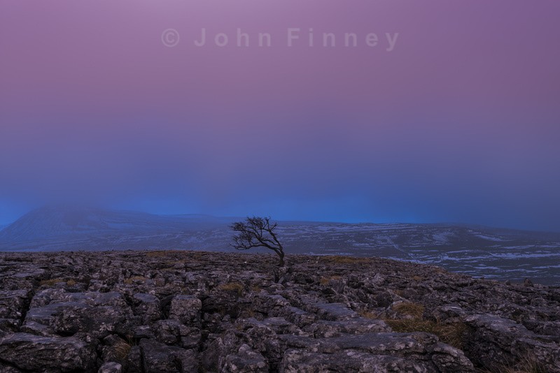 Twistleton Scar dusk - Yorkshire Dales & Yorkshire