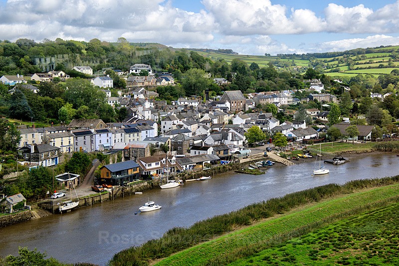 Looking down on Calstock from The Viaduct - Cornwall Misc