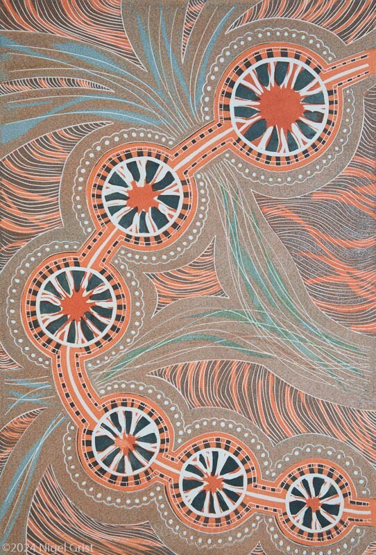  - Linocut