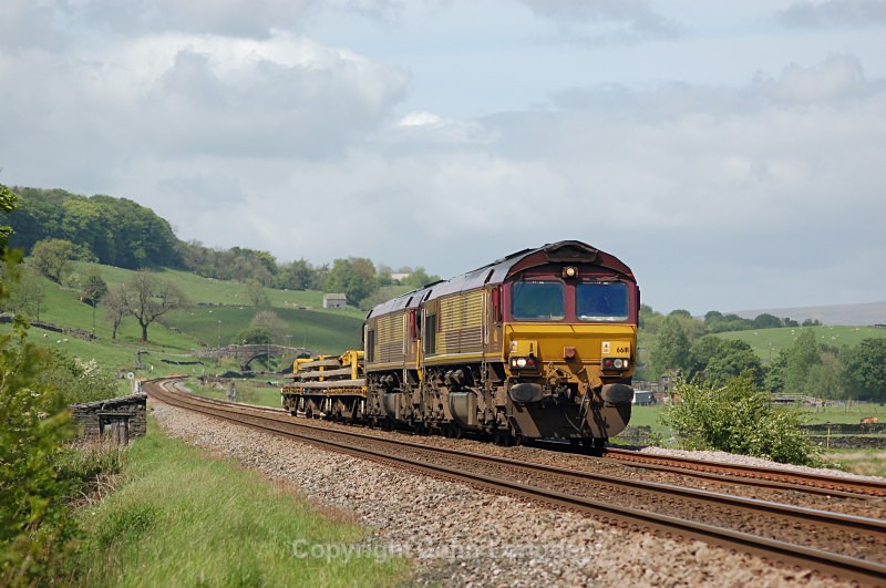 19.5.11 66111 & 66115 6K05 Carlisle - Crewe, Helwith Bridge - Helwith Bridge