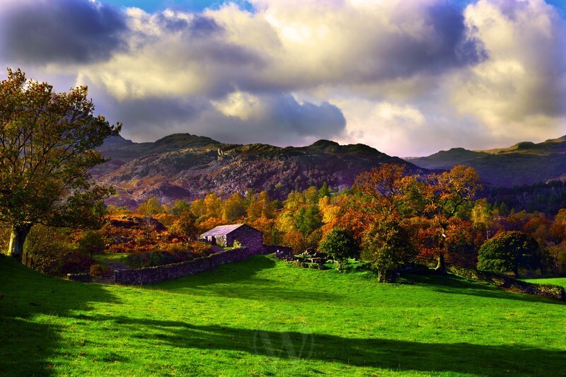 Langdale Lake District England - Land