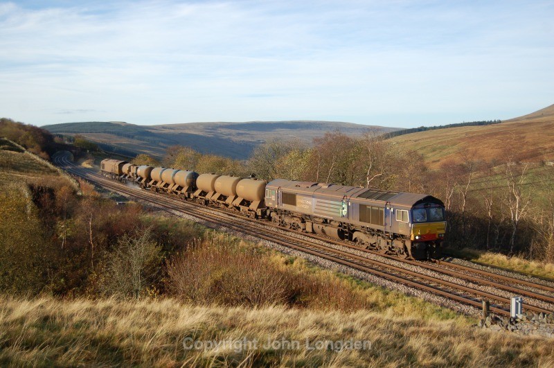 28.10.11 - 66304 & 66434 3J11 Kingmoor - Kingmoor, Garsdale Troughs - Garsdale Troughs