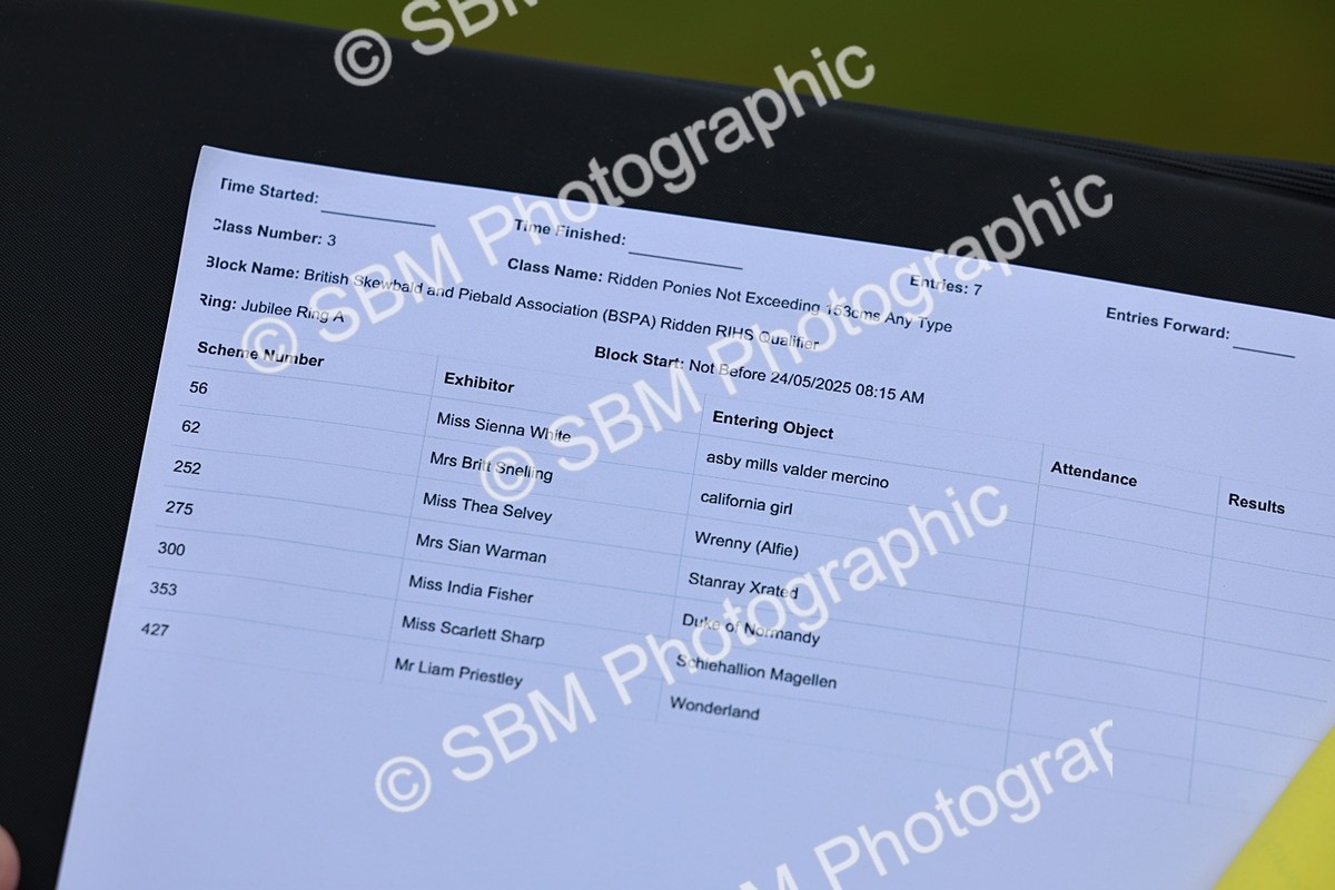 SBM_01080 - Class 1-4 - BSPA Ridden