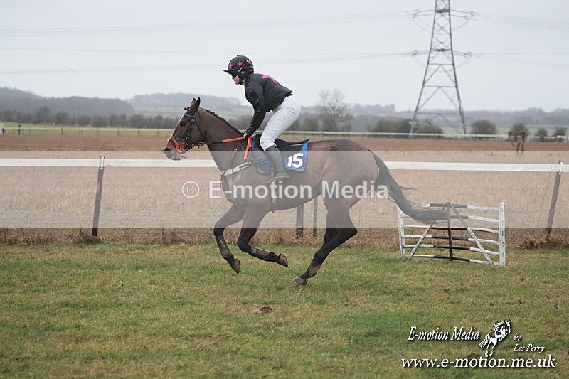 PtP 260125 475 - Cocklebarrow Point-to-Point racing with the Heythrop Hunt 26/01/25