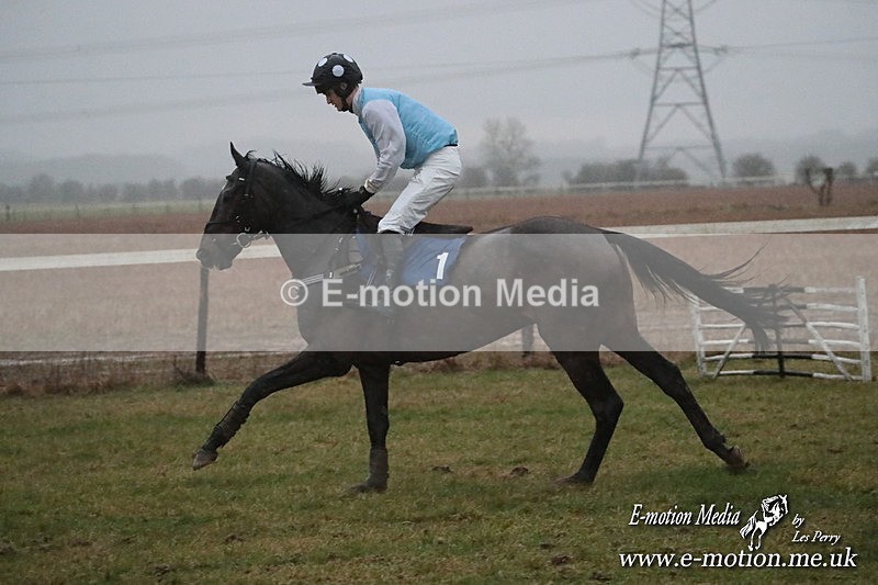 PtP 260125 1211 - Cocklebarrow Point-to-Point racing with the Heythrop Hunt 26/01/25