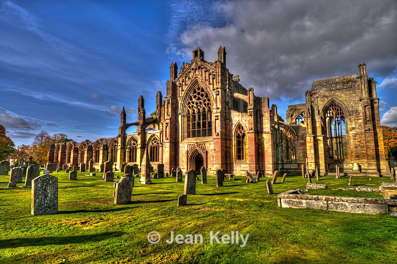 Melrose Abbey - 8753_Painterly 3 - HDR effects