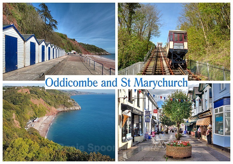 No stock Postcard Oddicombe and St Marychurch - Torbay Postcards