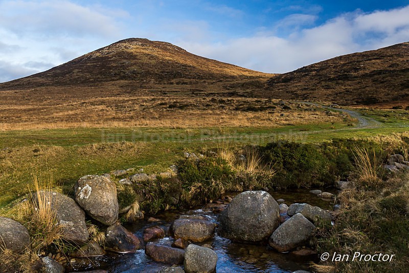Rocky Mountain from Leitrim Lodge - Mourne Mountains