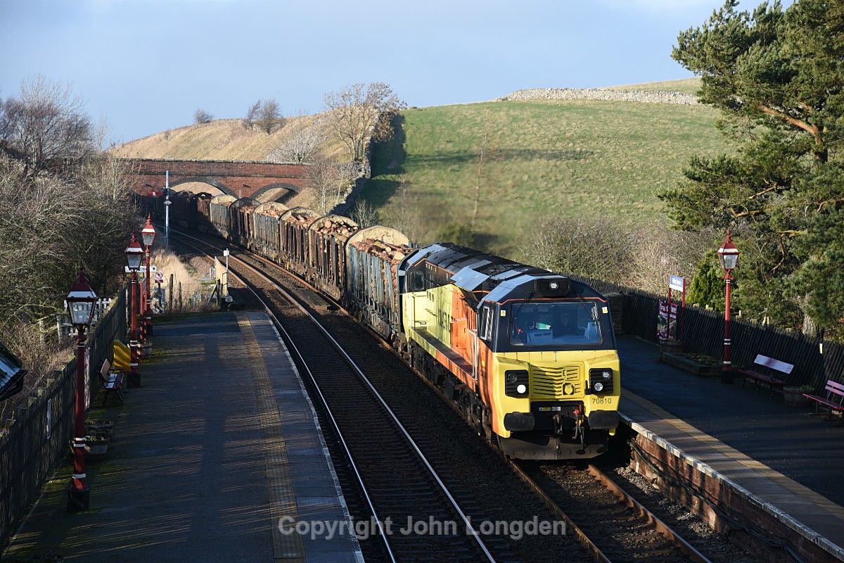JL - 24.1.19 70810 6J37 Carlisle - Chirk, Kirkby Stephen - Kirkby Stephen