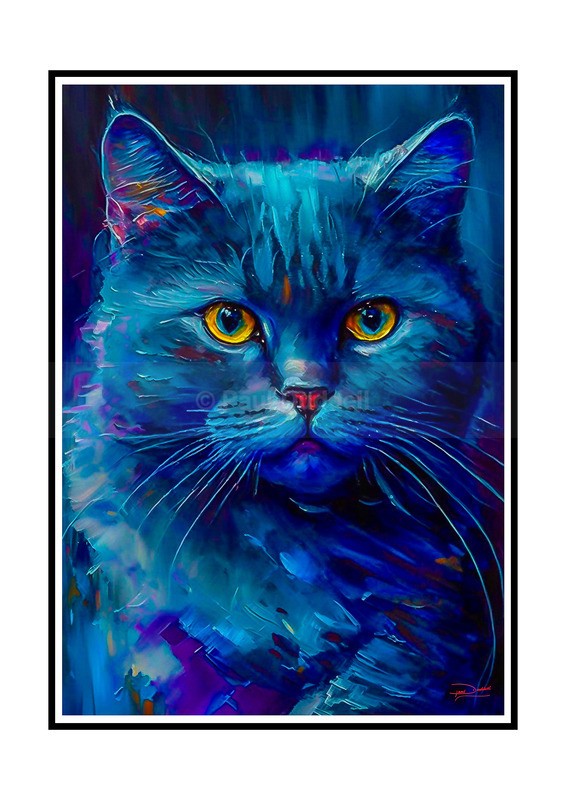 Pulses with Emotion, Cats & Dogs Oil Paintings by Paul Duddell, Whispers & Strokes - Artist, Painter, and Photographer
