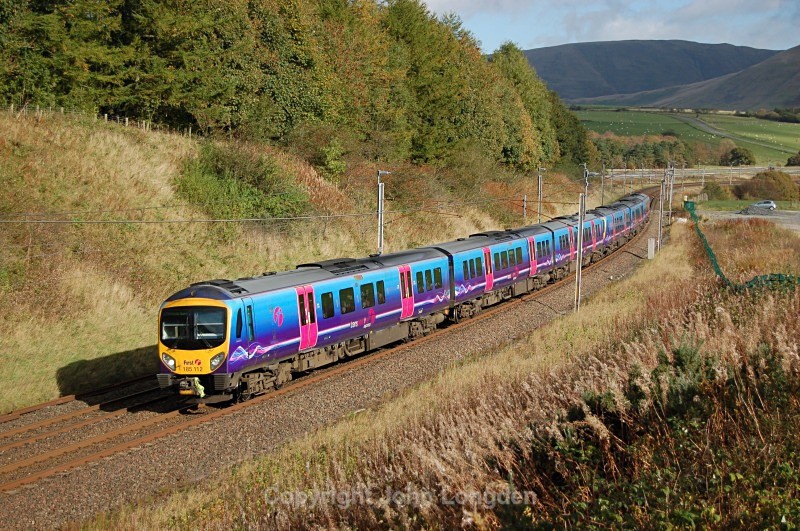 17.10.13 - 185112 & 185105 1M94 10.10 Glasgow / Edin - Man Airport, - West Coast Main Line (north to south)