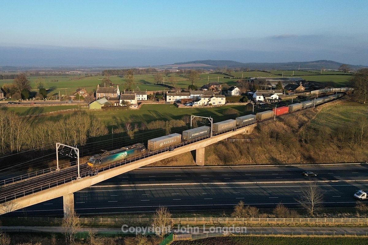 JL - 13.2.23 88005 4S44 Daventry - Mossend, Clifton - West Coast Main Line (north to south)