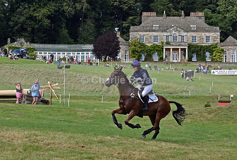 Zara Cross Country on Watkins - Gatcombe British Festival Of Eventing