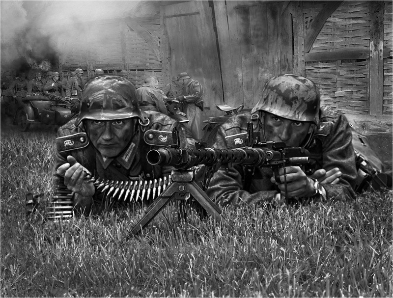 Under Attack - Black & White/Monochrome