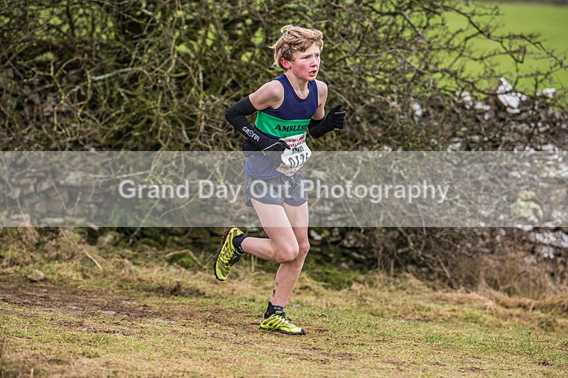 Cunswick U15  U17-31 - Kendal Winter League Cunswick Scar Junior Under 15 & 17 Fell Races Sunday 26th January 2025