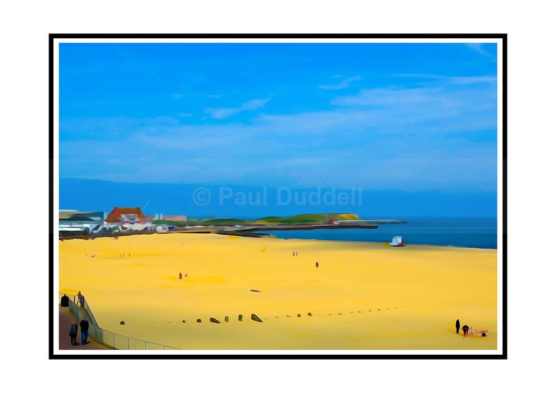 Seaside Serenity, Gorleston-On-Sea Paintings by Paul Duddell, Whispers & Strokes - Artist, Painter, and Photographer