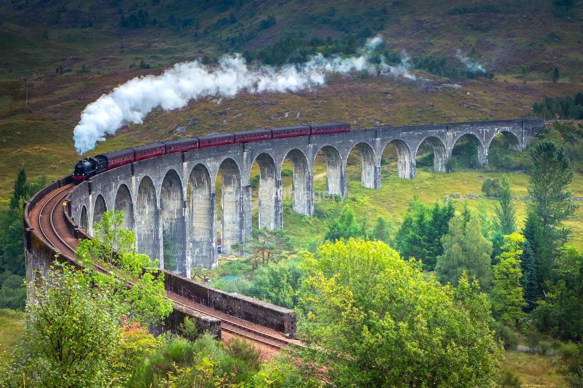 The Jacobite on Glenfinnan Viaduct - My Scotland - The Architecture