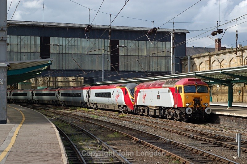 18.5.08 57314 & 390045 1M19 15.05 Glasgow - Euston - Carlisle
