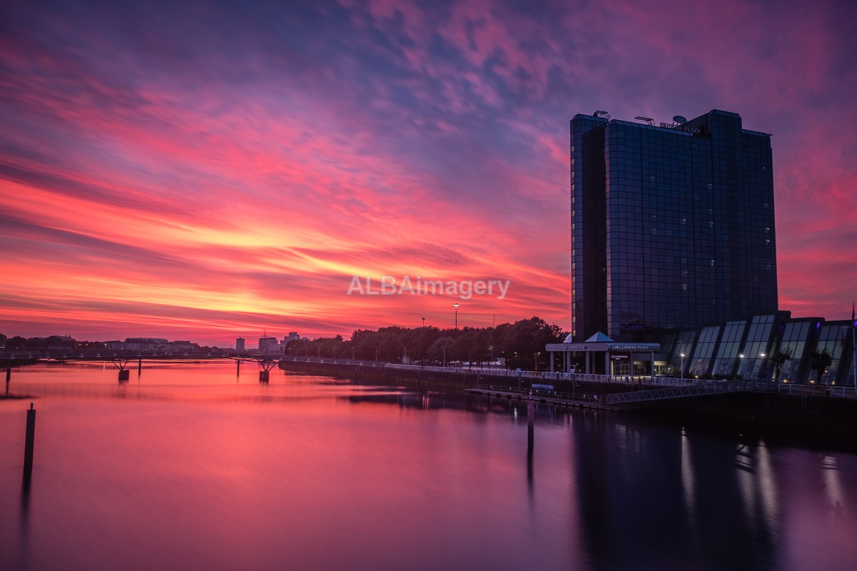 Clydeside Sunset - My Glasgow