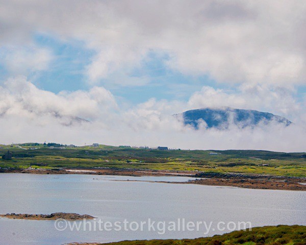 Mountains in Clouds Uist - Scottish Highlands