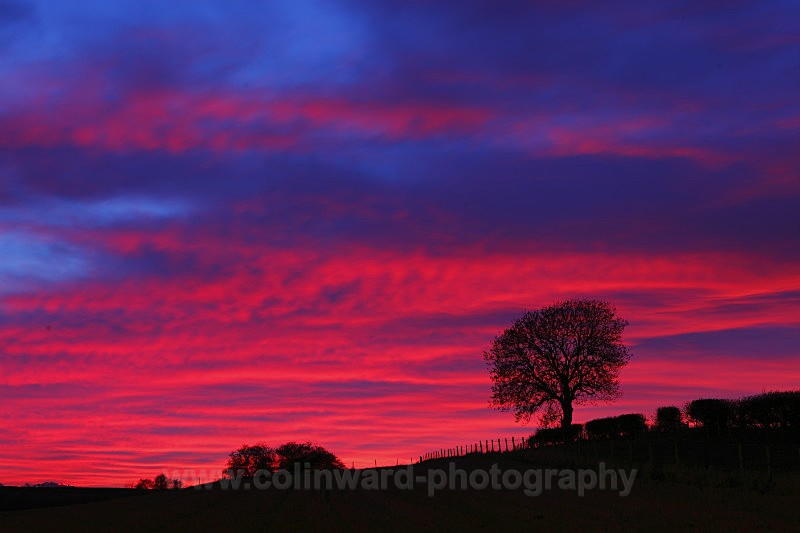 Sunset near West Cornforth - County Durham