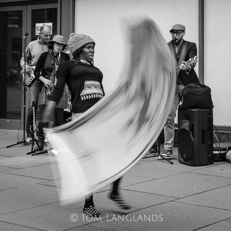 Flag Waving - Street Photography