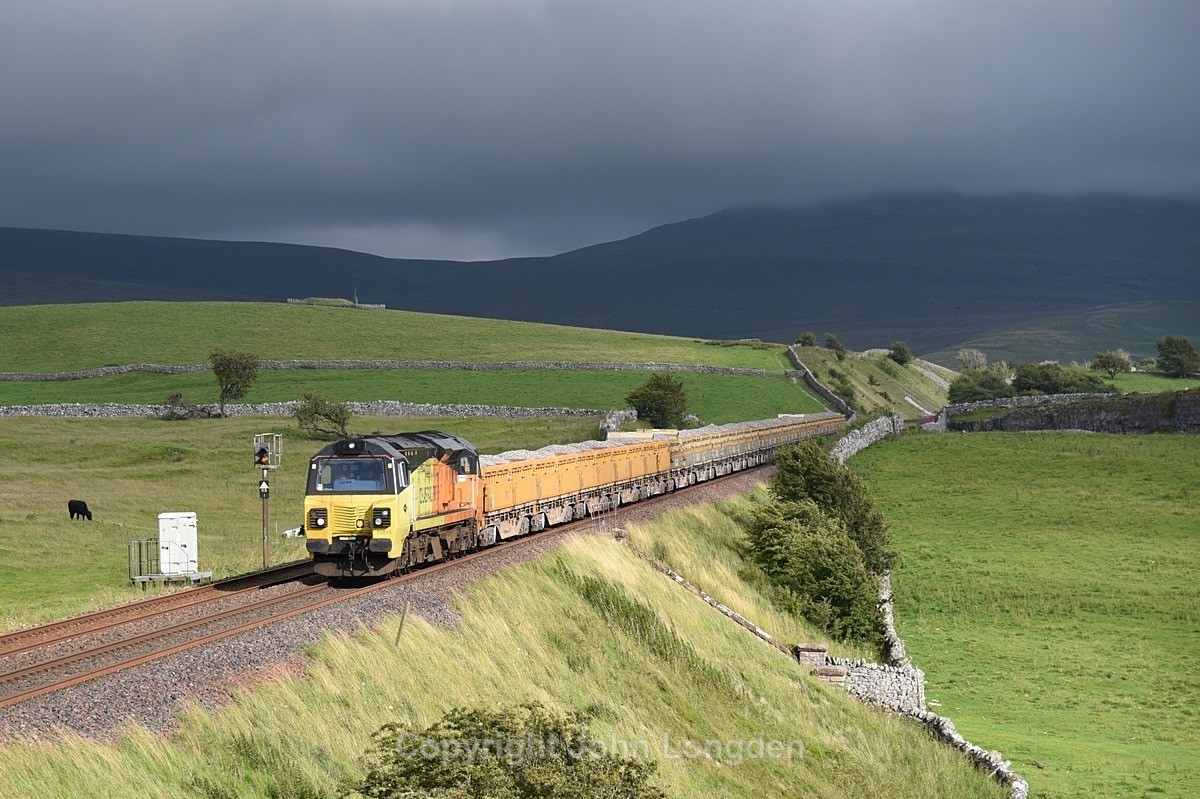 JL - 27.7.20 70815 6C89 Mountsorrel - Carlisle Yard, Waitby Common - Waitby Common