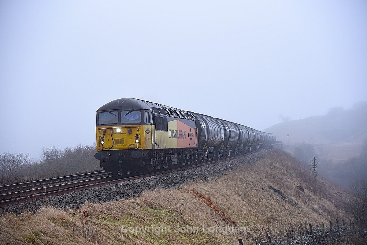 JL - 20.1.25 56049 6Z32 Ribble Rail Docks - Eastriggs MOD, Lunds - Latest shots