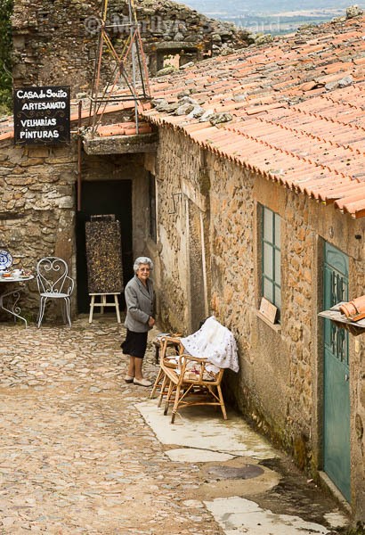 Castelo Rodrigo - narrow street - Portugal and a hint of Spain
