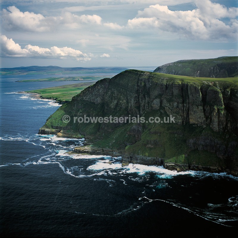 aerial pictures of Scotland Orkney Islands at Hoy