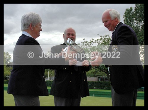 The winning skip - Bowling  In Montrose