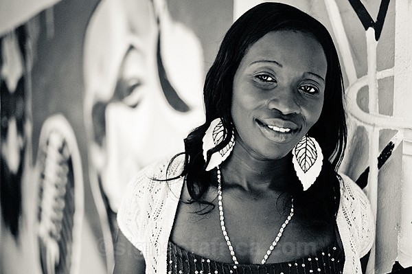 Mary Boyoi, Singer and Human Rights Activist, Keyz Studio, Juba, South Sudan