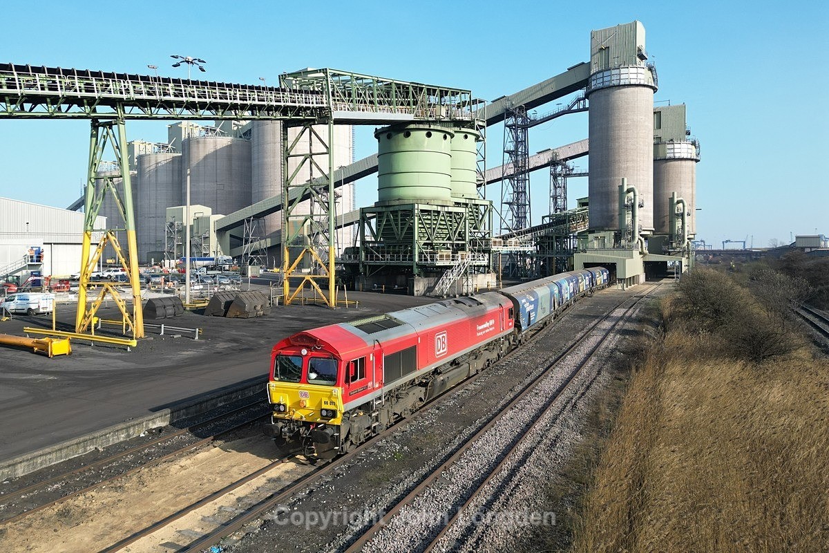 JL - 20.3.25 66077 6H77 Immingham  Biomass - Drax, Immingham 4 - Latest shots