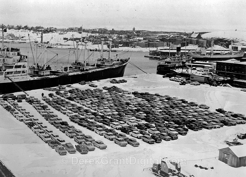 Vauxhalls Port of Saint John New Brunswick Canada General Motors GM - Historic New Brunswick