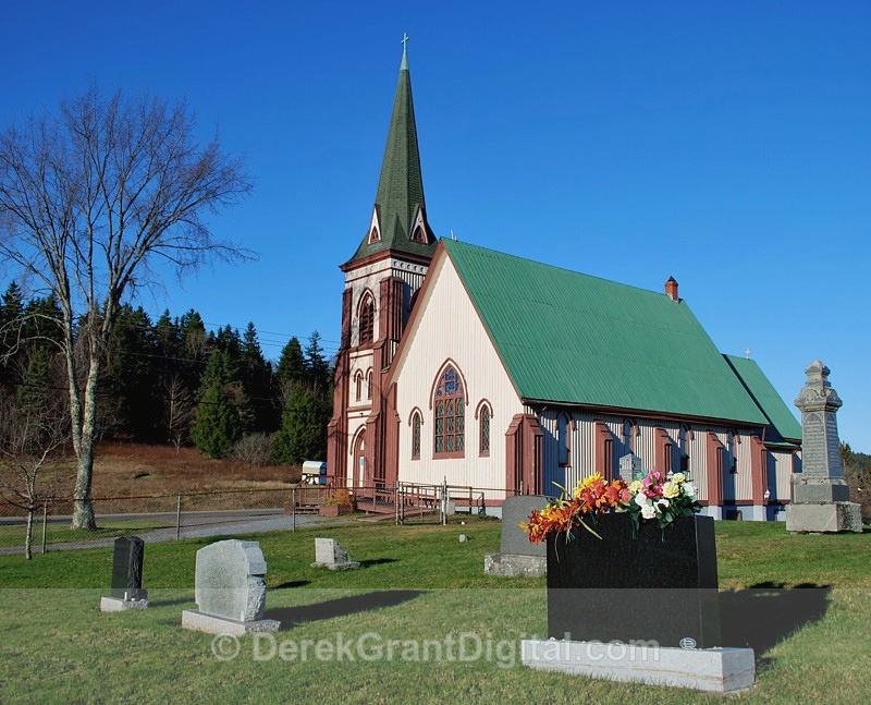 All Saints Anglican Church Clifton Royal New Brunswick Canada - Churches of New Brunswick