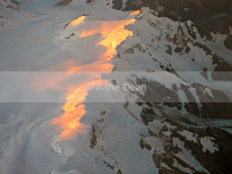 Sunset on a glacier in Torres del Paine - Chile and Patagonia