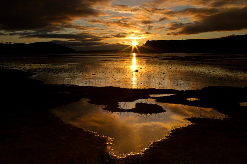 Munlochy Bay Sunrise - Fire