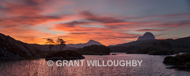 Suilven sunrise - Panorama