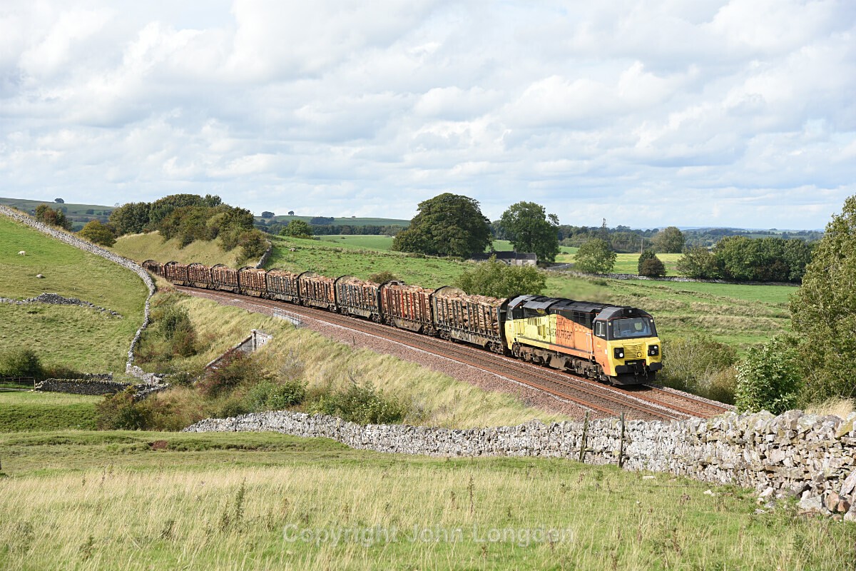 JL - 23.9.19 70809 6J37 Carlisle - Chirk, Waitby - Waitby