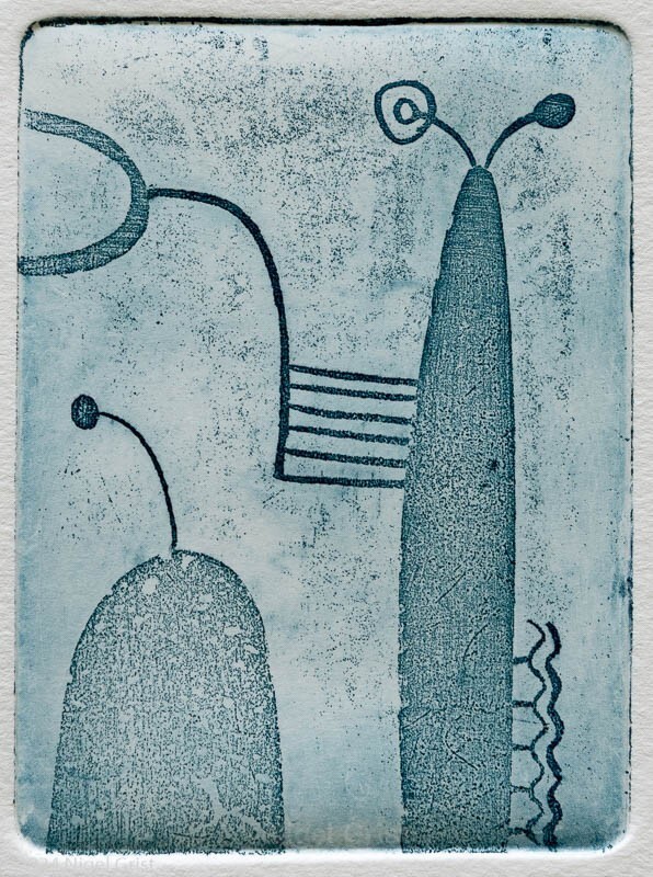  - Drypoint & Etching
