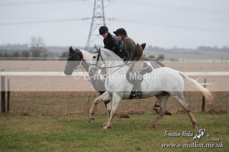 PtP 260125 243 - Cocklebarrow Point-to-Point racing with the Heythrop Hunt 26/01/25