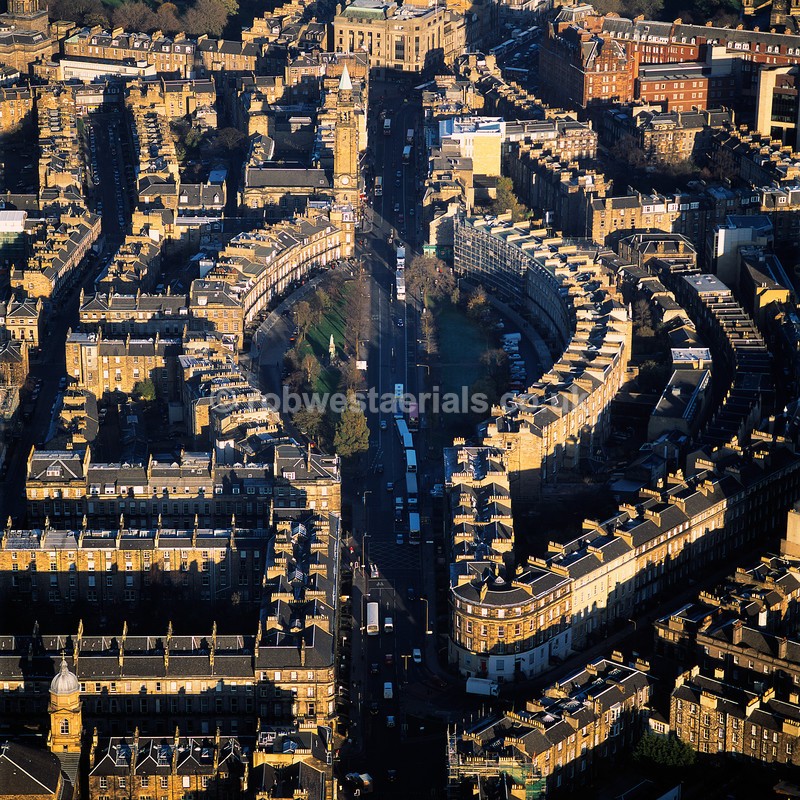 aerial pictures of Scottish cities towns tourist attractions capital of Scotland