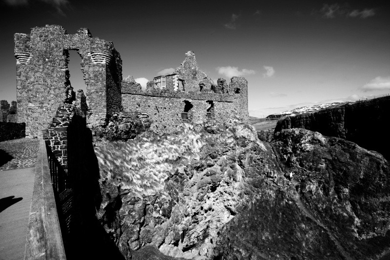 Dunluce Castle, County Antrim - Ruins and Not So Ruined