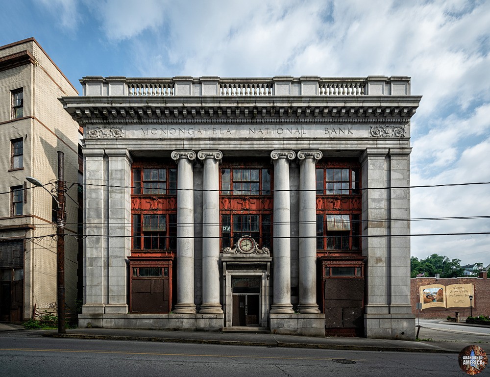 Market Street View Abandoned Monongahela Bank, Brownsville, PA