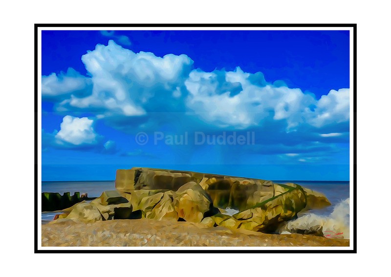 Seaside Serenity, Gorleston-On-Sea Paintings by Paul Duddell, Whispers & Strokes - Artist, Painter, and Photographer